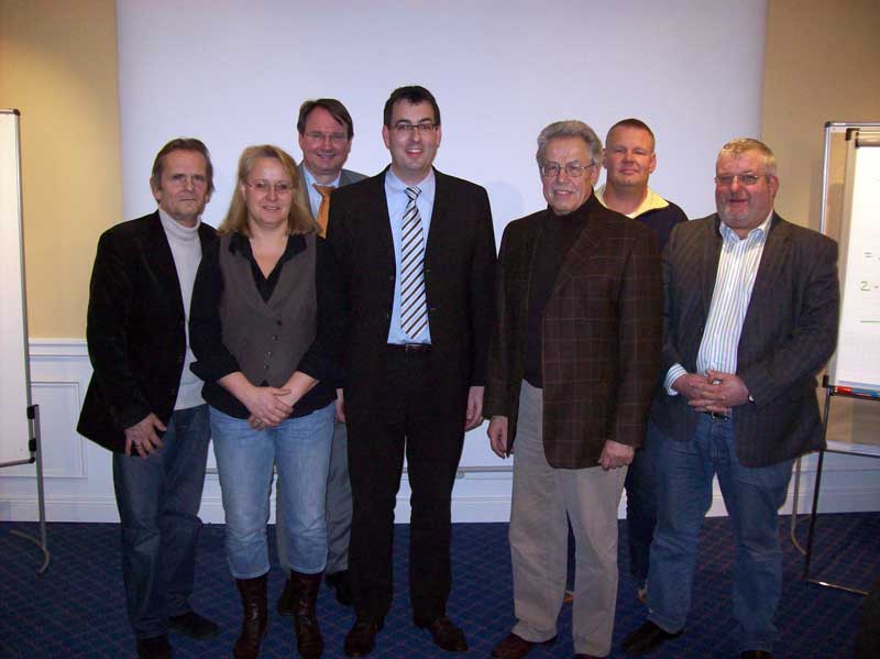 Von links nach rechts:  Horst Rehbein, Anja Meints, Jacob Bielfeldt, Nils Hopp, Klemens Kißmann, Stephan Muuss und Andreas Müller  Foto: WUB